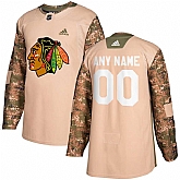 Customized Men's Chicago Blackhawks Camo Adidas Veterans Day Practice Jersey,baseball caps,new era cap wholesale,wholesale hats